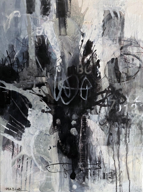 Shadows of Silence by artist Mohammad Ali Bhatti